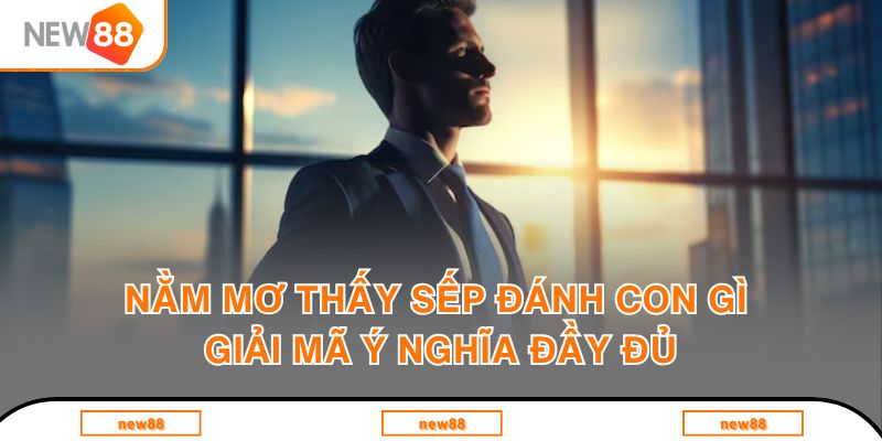 nằm mơ thấy sếp